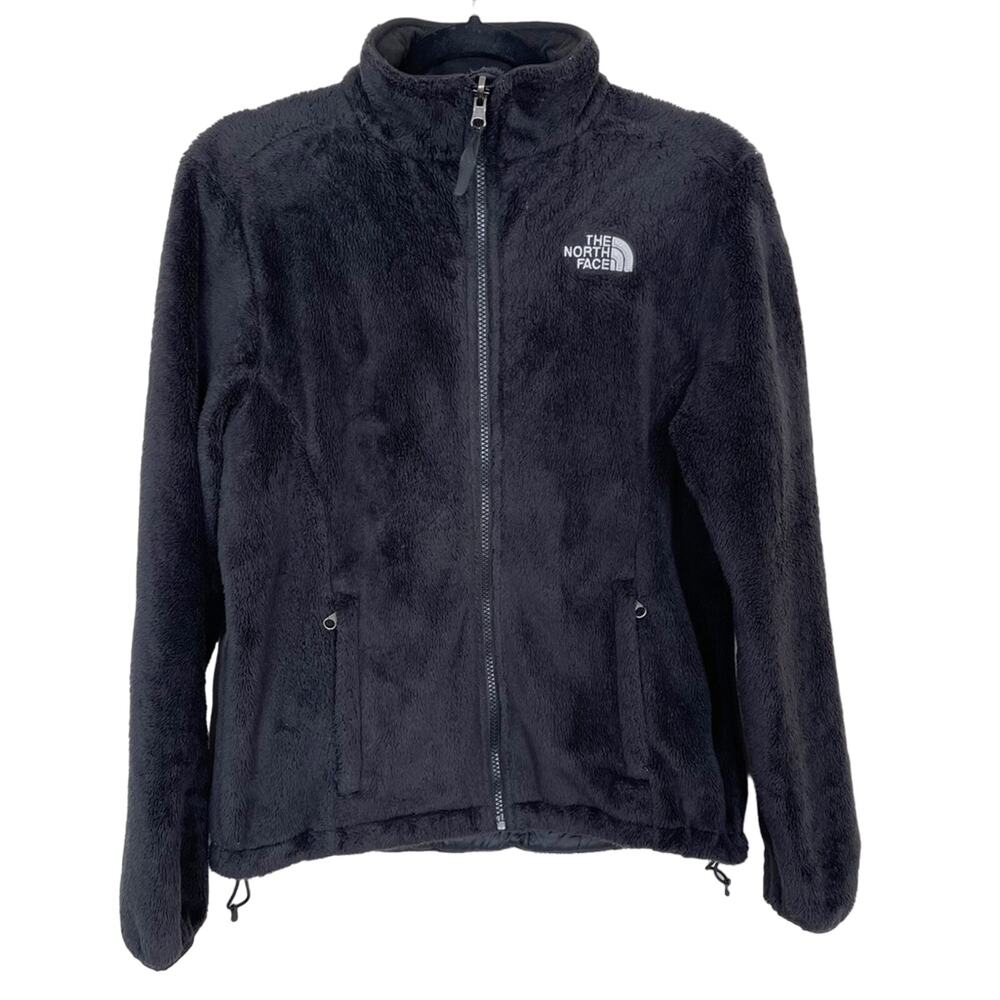 The North Face Womens Small S Black Fleece Full Zip Jacket Full Zip Cozy Soft